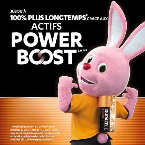 Detalle 2 de Duracell AAA Plus Piles Alcalines (Lot de 12) 1,5V – LR03