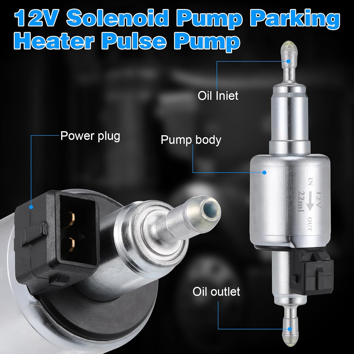 Thumbnail 4 de JIZZU Air Pompe à Carburant 12V
