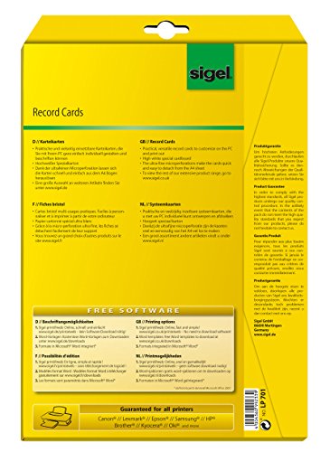 Thumbnail 3 de SIGEL Lp701 160 fiches Bristol 📄
