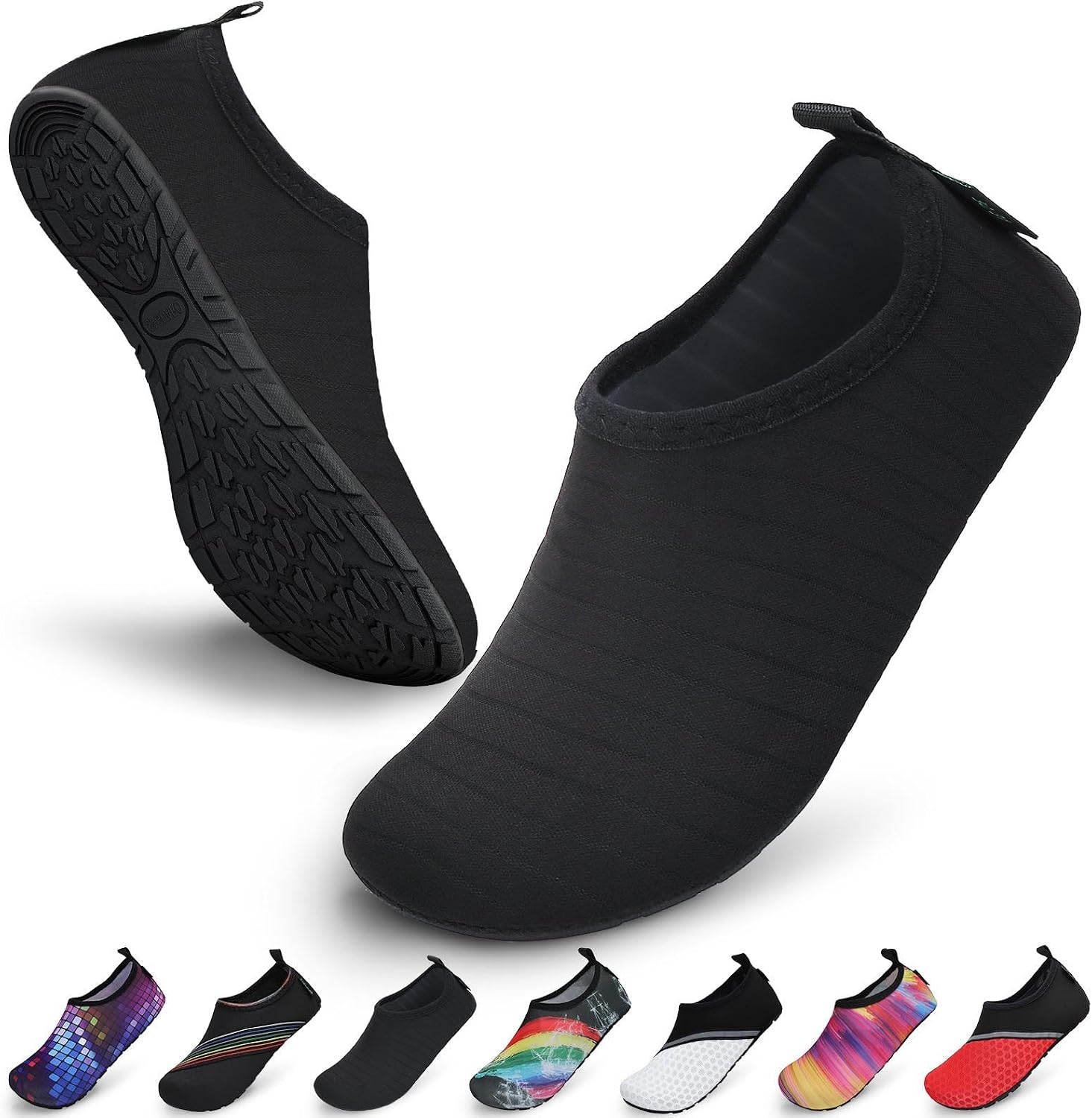 Detalle de SAGUARO Badeschuhe Unisex – Wassersport Schwimmschuhe, schnell trocknend, rutschfest, leicht, Größe 36–47