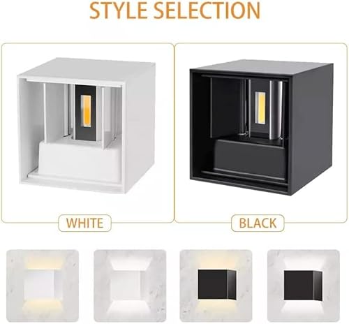 Thumbnail 1 de M Ledme LM6184 - Aplique de pared LED 12W regulable CCT 2700K-6500K IP54