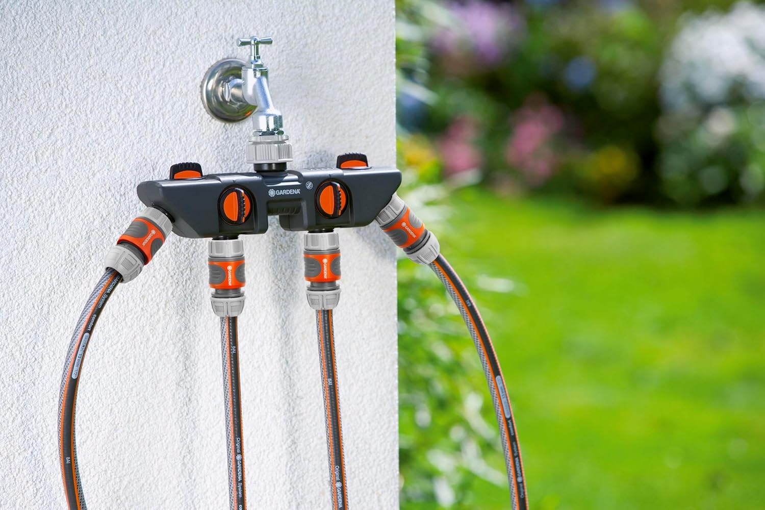 Detalle 2 de Gardena Four Channel Water Distributor (8194-20) – Connects up to Four Devices to the Tap