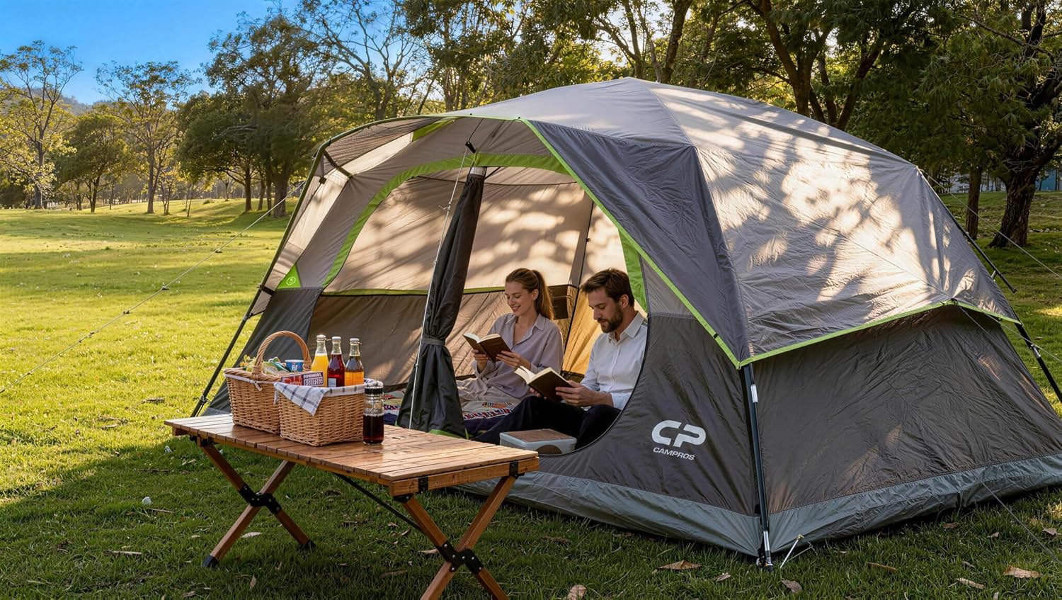 Detalle de CAMPROS Camping Tent, 6/8-Person