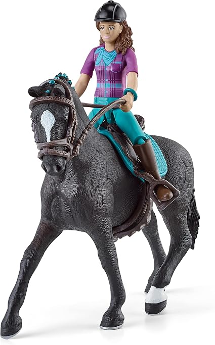 Detalle de Schleich HORSE CLUB 42541 – Lisa y Storm 🐴 Set Coleccionable