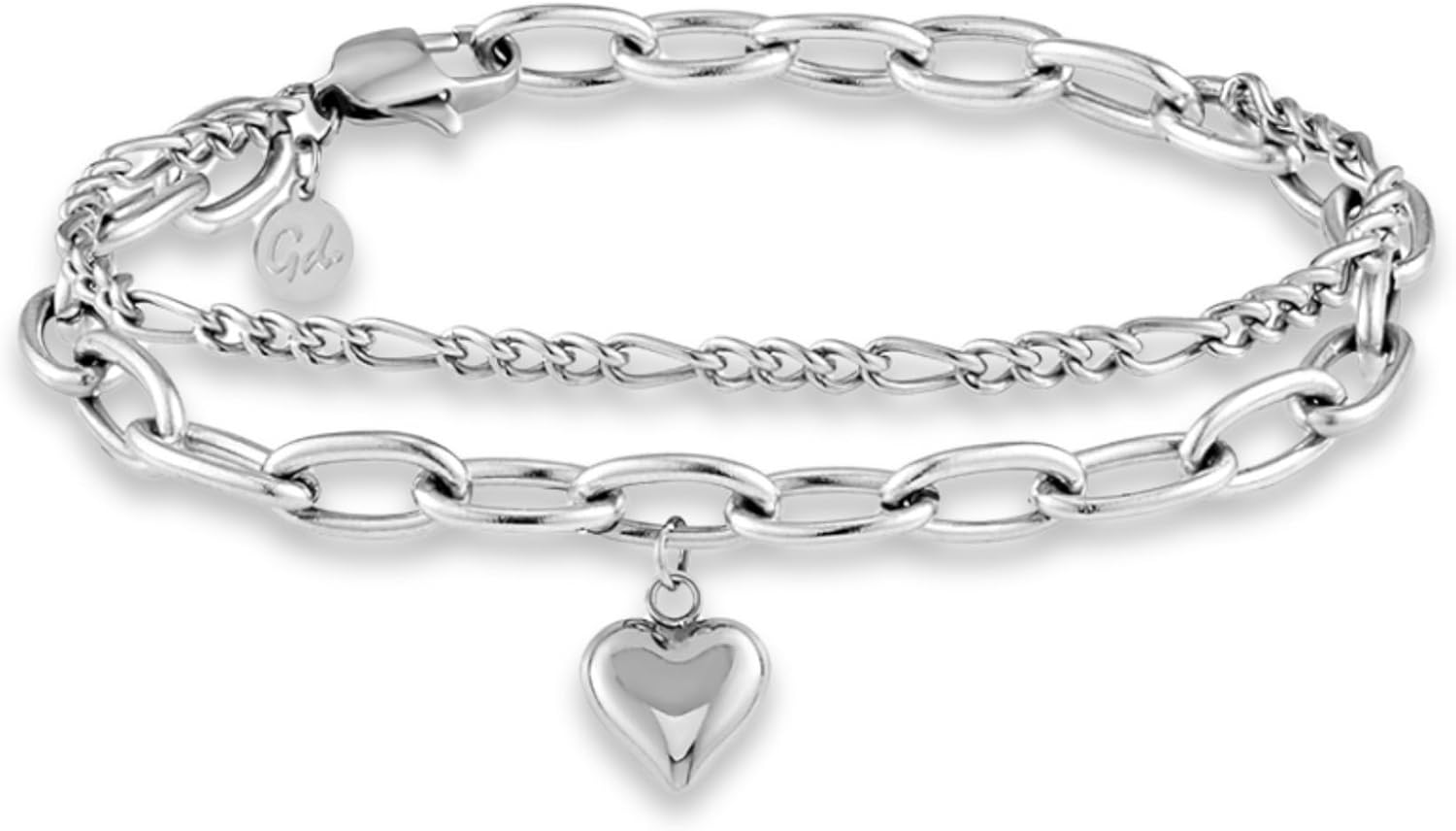 Thumbnail 6 de Bracciale cuore regolabile 15,5–20,5 cm ❤
