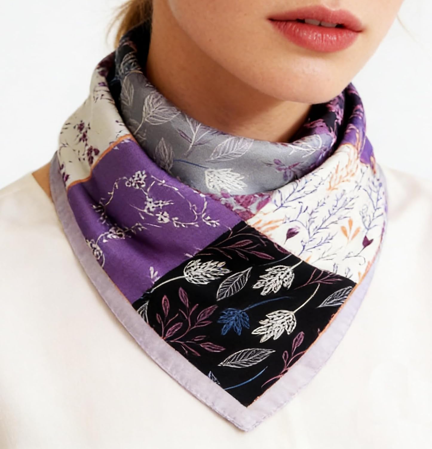 Detalle de Traziewell Satin Bandana Headscarf for Women