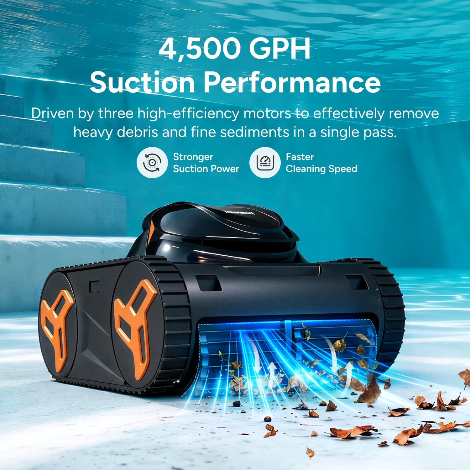 Detalle 2 de iGarden Cordless Robotic Pool Cleaner KN40