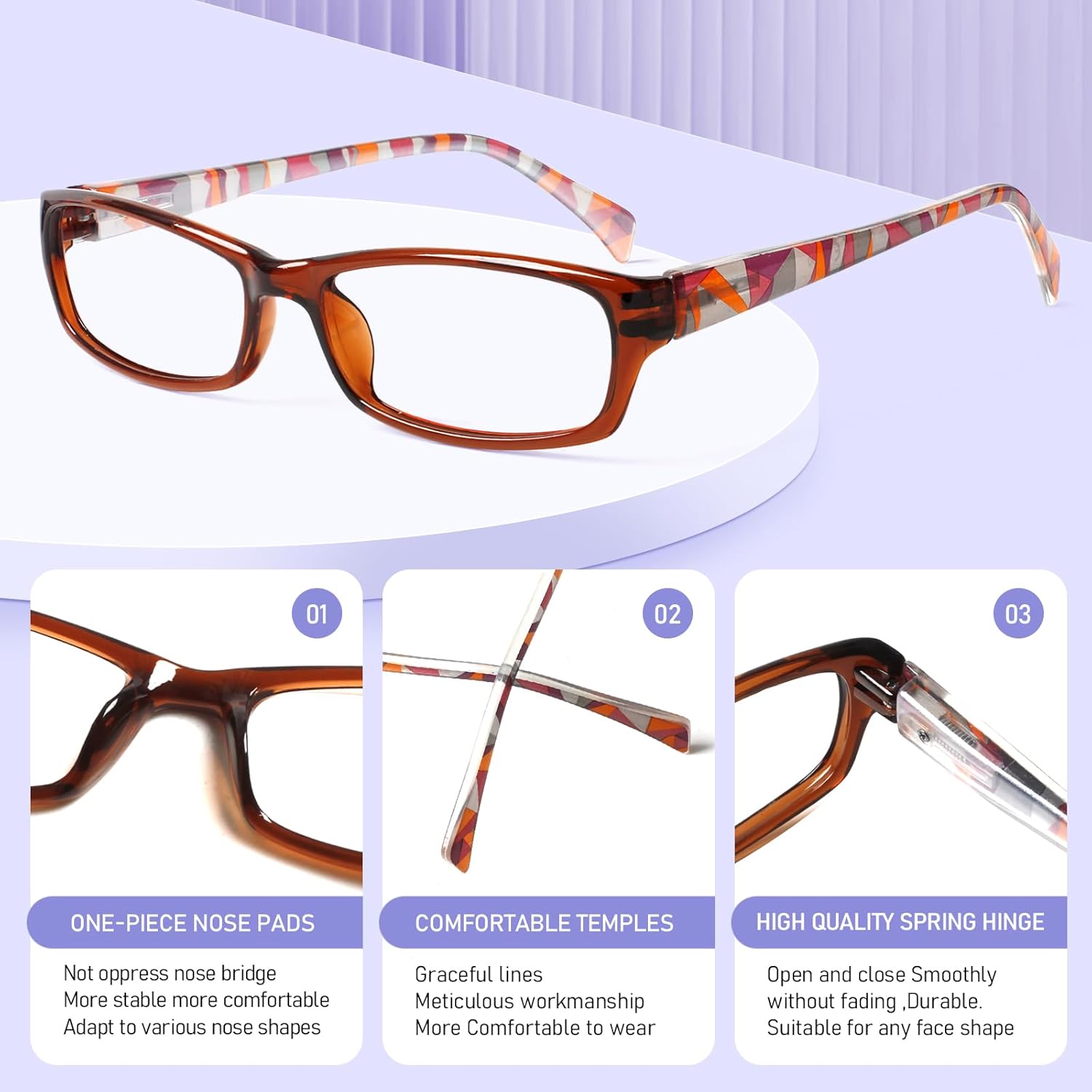 Thumbnail 6 de Kerecsen 5-Pack Reading Glasses for Women