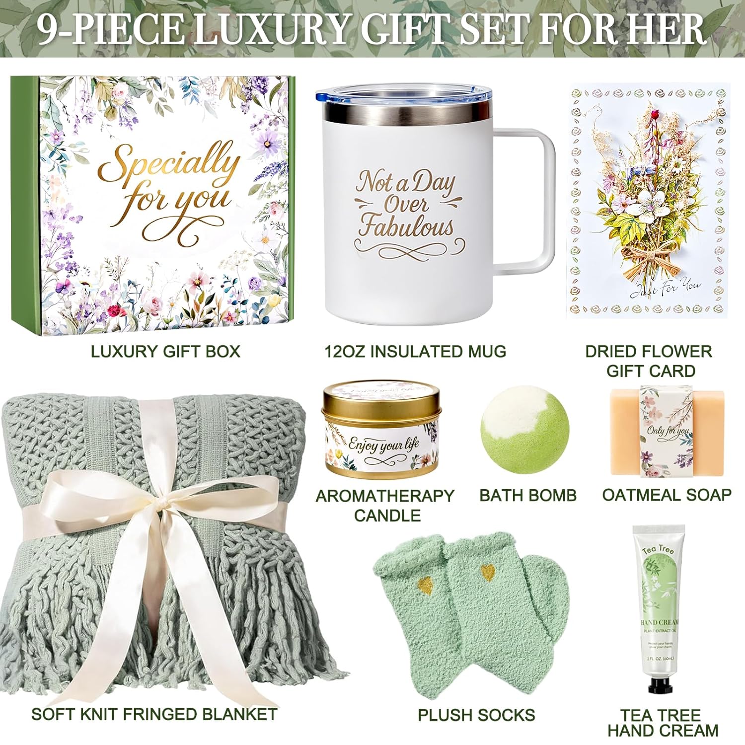 Thumbnail 2 de Spa Care Gift Package 9‑Piece for Her