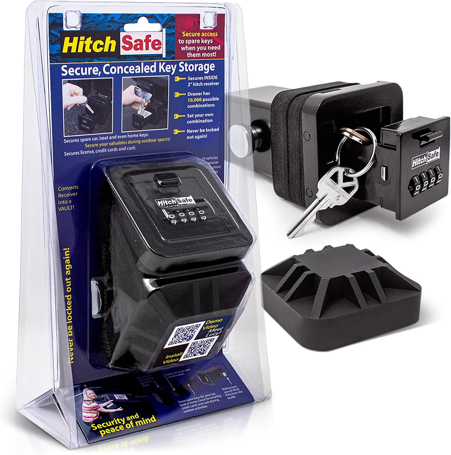 Detalle de HitchSafe HS7000 Hidden Hitch Safe