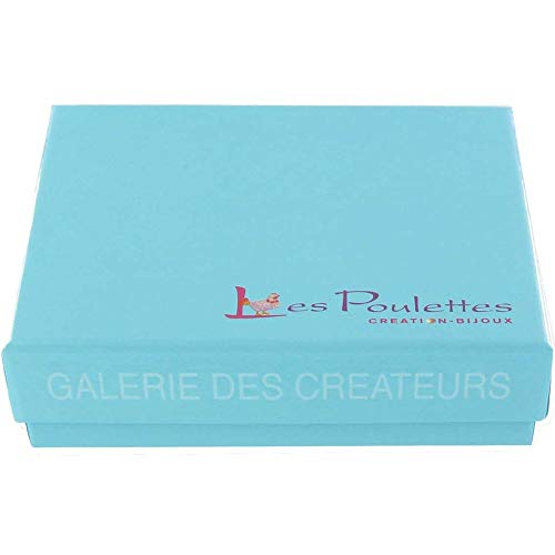 Detalle de Pulsera Enlace Estrella de Plata 925 - Classics Turquesa | LES POULETTES BIJOUX