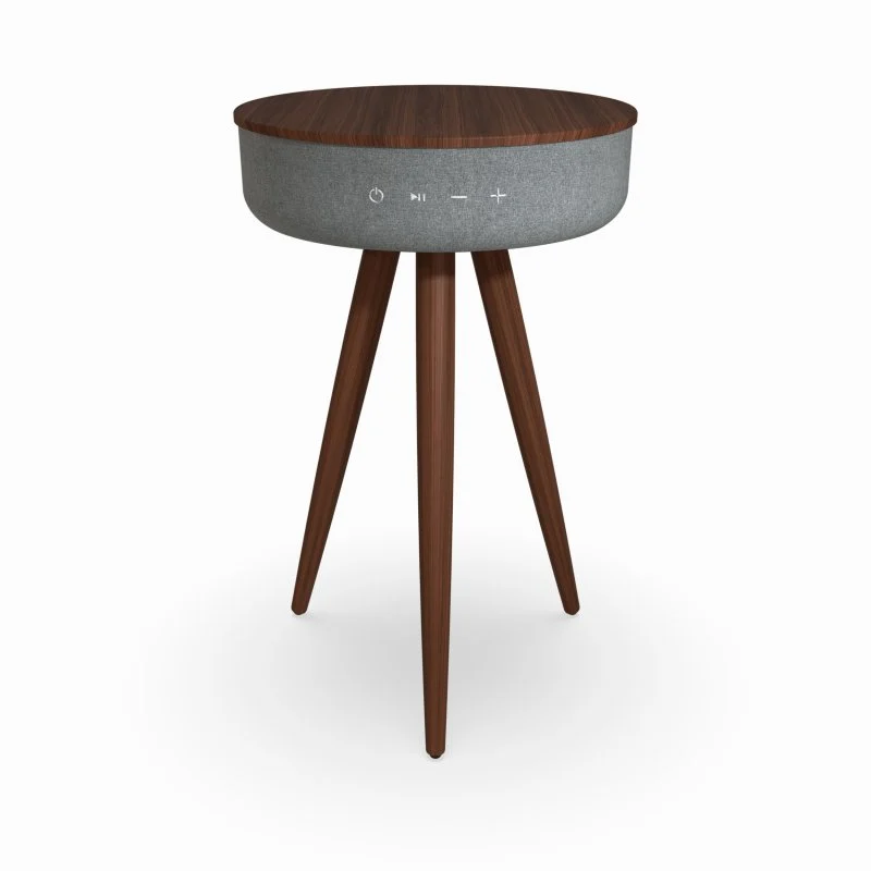 Thumbnail 3 de TD Systems SM30B11WR mesa altavoz Bluetooth de 30 W con batería y base de carga inalámbrica (madera roble)