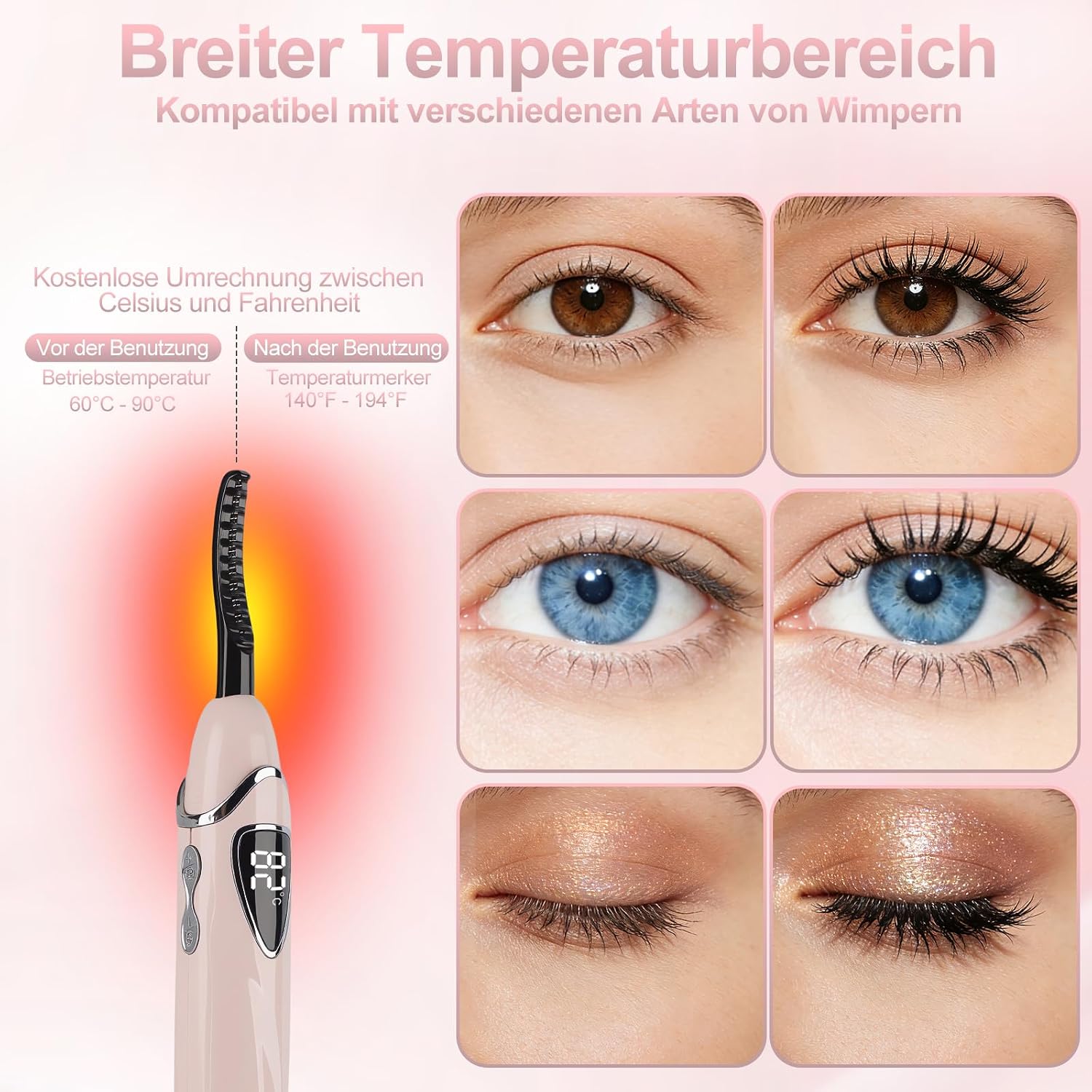 Thumbnail 2 de Runpeak S600: Beheizbare Wimpernzange für langanhaltenden Schwung