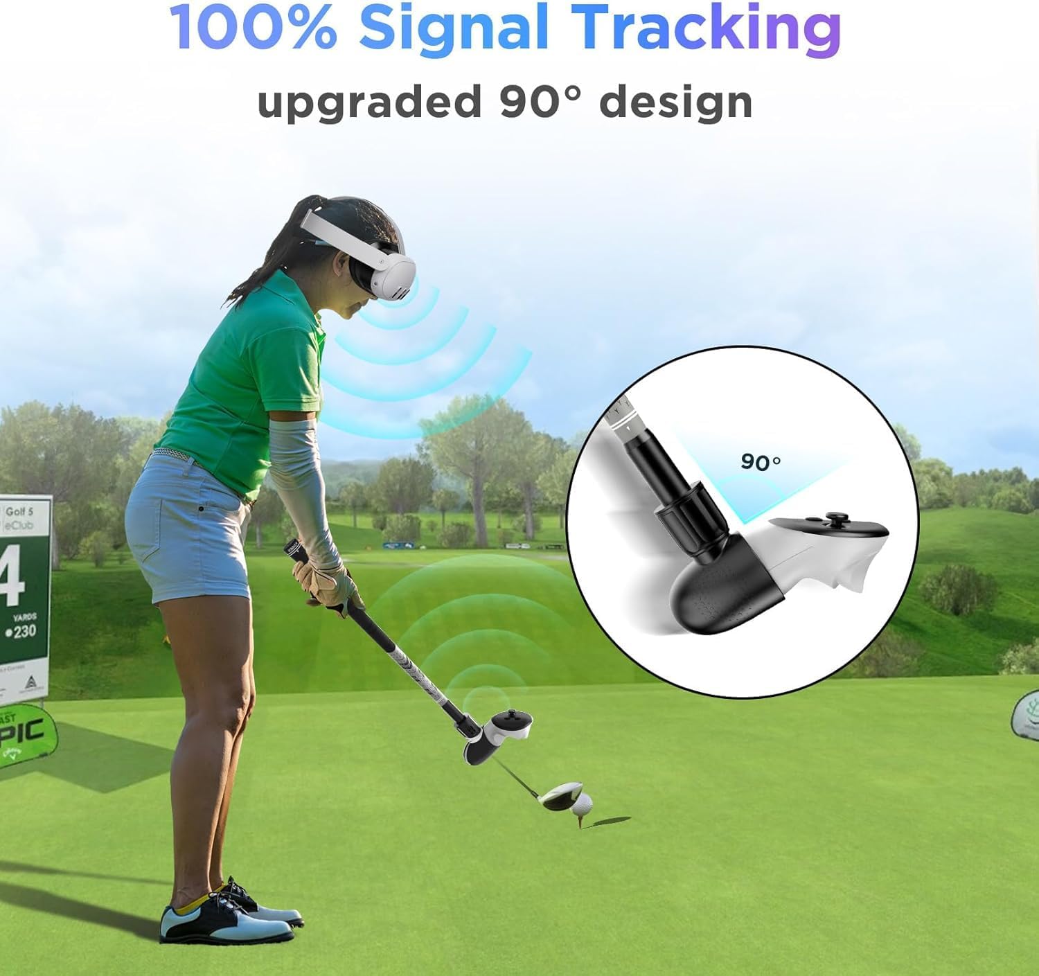 Thumbnail 6 de YOGES VR Golf Club Attachment for Quest 3