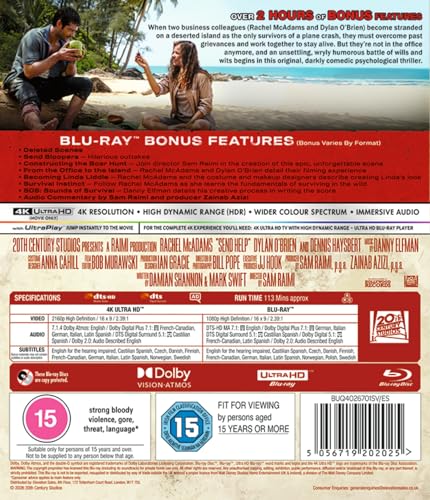 Thumbnail 5 de Send Help 4K Ultra HD Blu-ray (Region Free) by Walt Disney