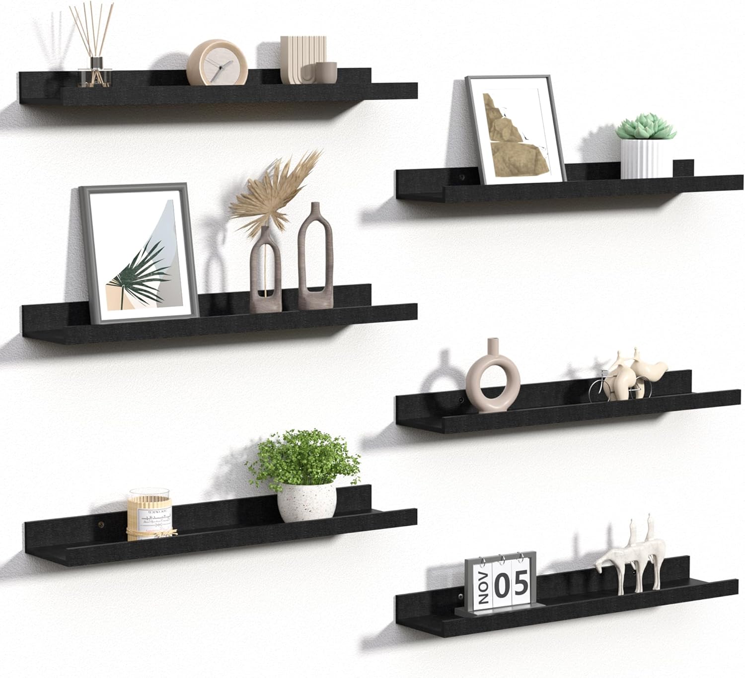 Thumbnail 6 de upsimples Floating Shelves Set of 6 31in