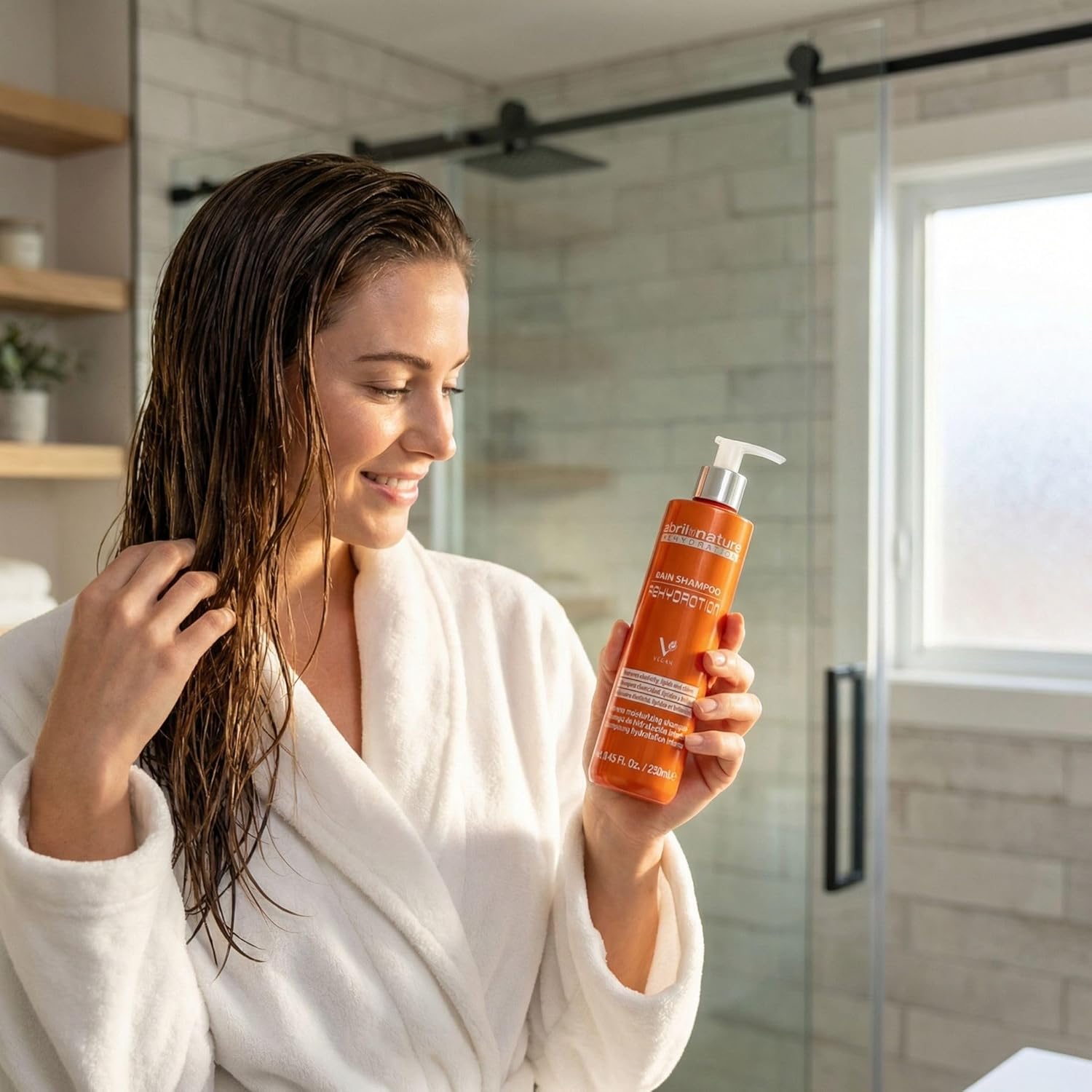 Thumbnail 6 de abril et nature Rehydration maschera per capelli secchi, massima idratazione, trattamento professionale da 1000 ml