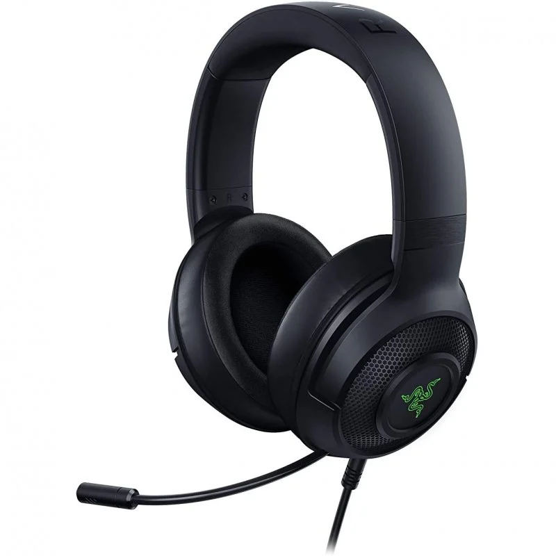 Detalle de Razer Kraken V3 Hypersense 🎧 Auriculares Gaming Negros