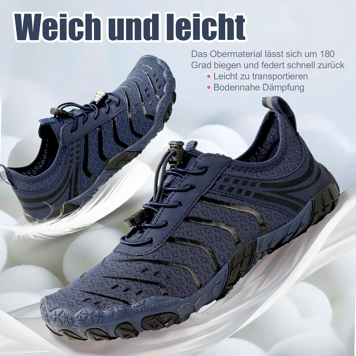 Detalle 2 de Barefoot Shoes Quick Dry Aqua Shoes: Lightweight Water Shoes for Summer Adventures