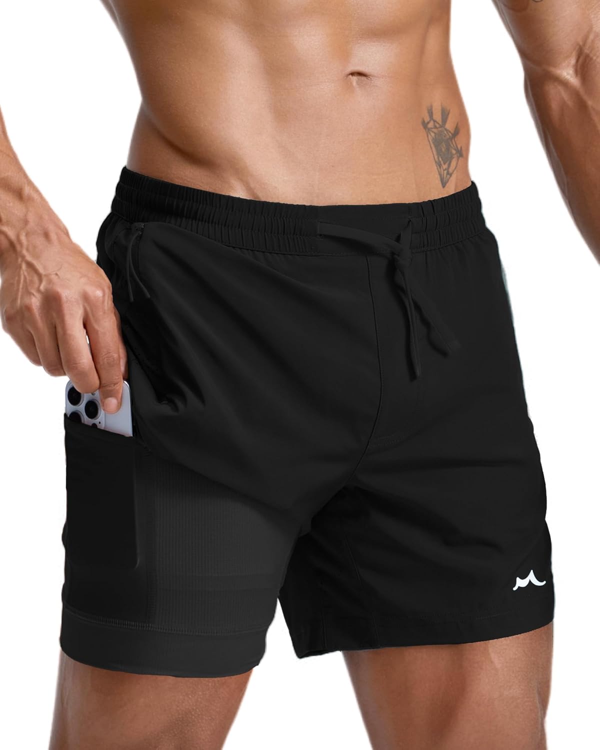 Thumbnail 1 de maamgic Men's Athletic Running Shorts with Liner — Ultra Lightweight 5"/7