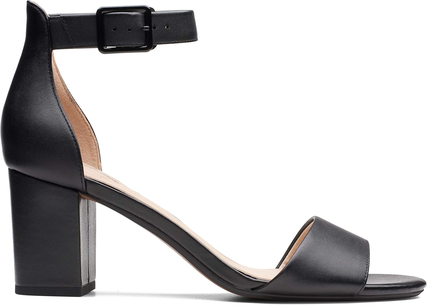 Thumbnail 3 de Clarks Femme Deva Mae : escarpins à talon bloc en cuir