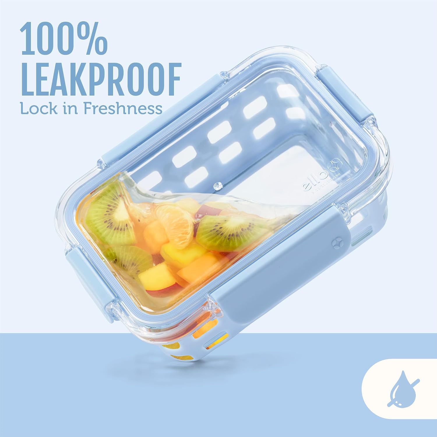 Detalle 1 de Ello Duraglass 3.4 cup meal prep set