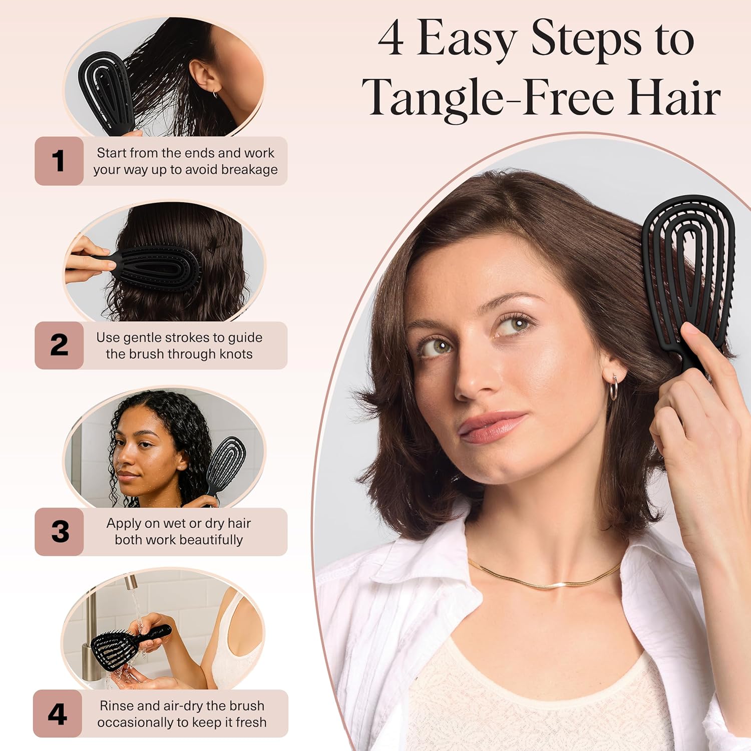 Thumbnail 6 de Kitsch Detangler Brush for Curly Hair 💇♀