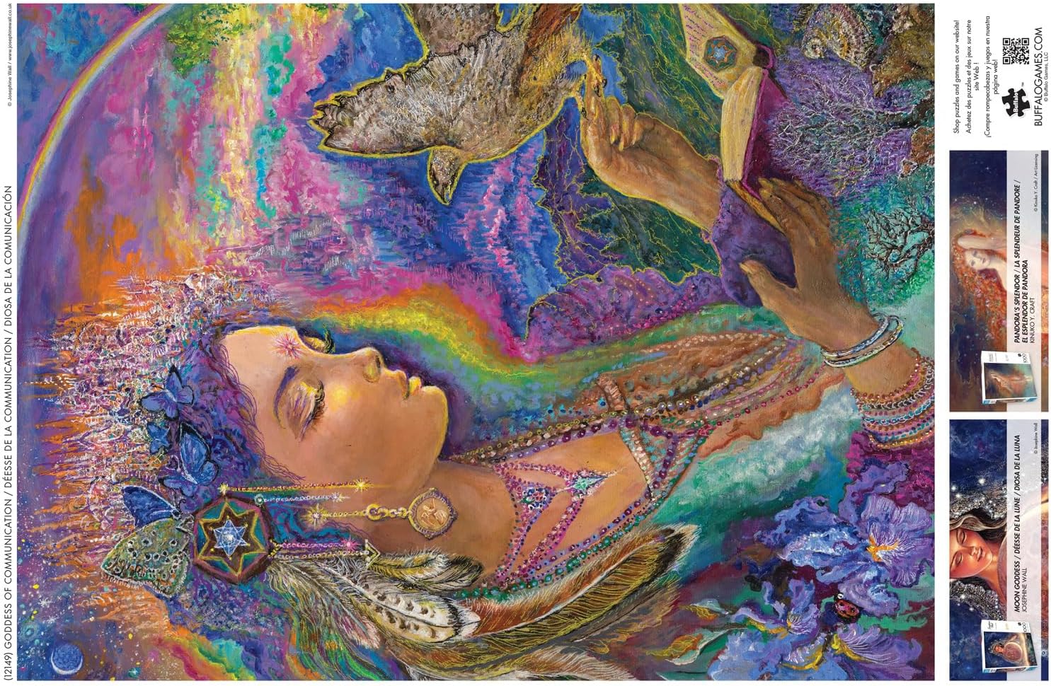 Thumbnail 4 de Buffalo Games Josephine Wall Goddess of Communication 1000 Piece Jigsaw Puzzle