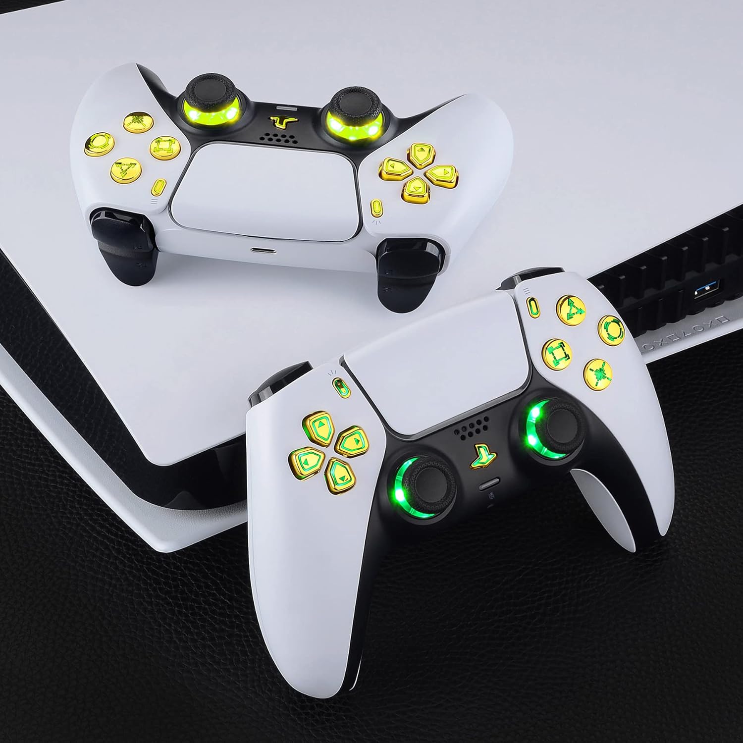 Thumbnail 4 de eXtremeRate 7 Colour 9 Modes LED Dpad Kit for PS5 BDM-030/040/050