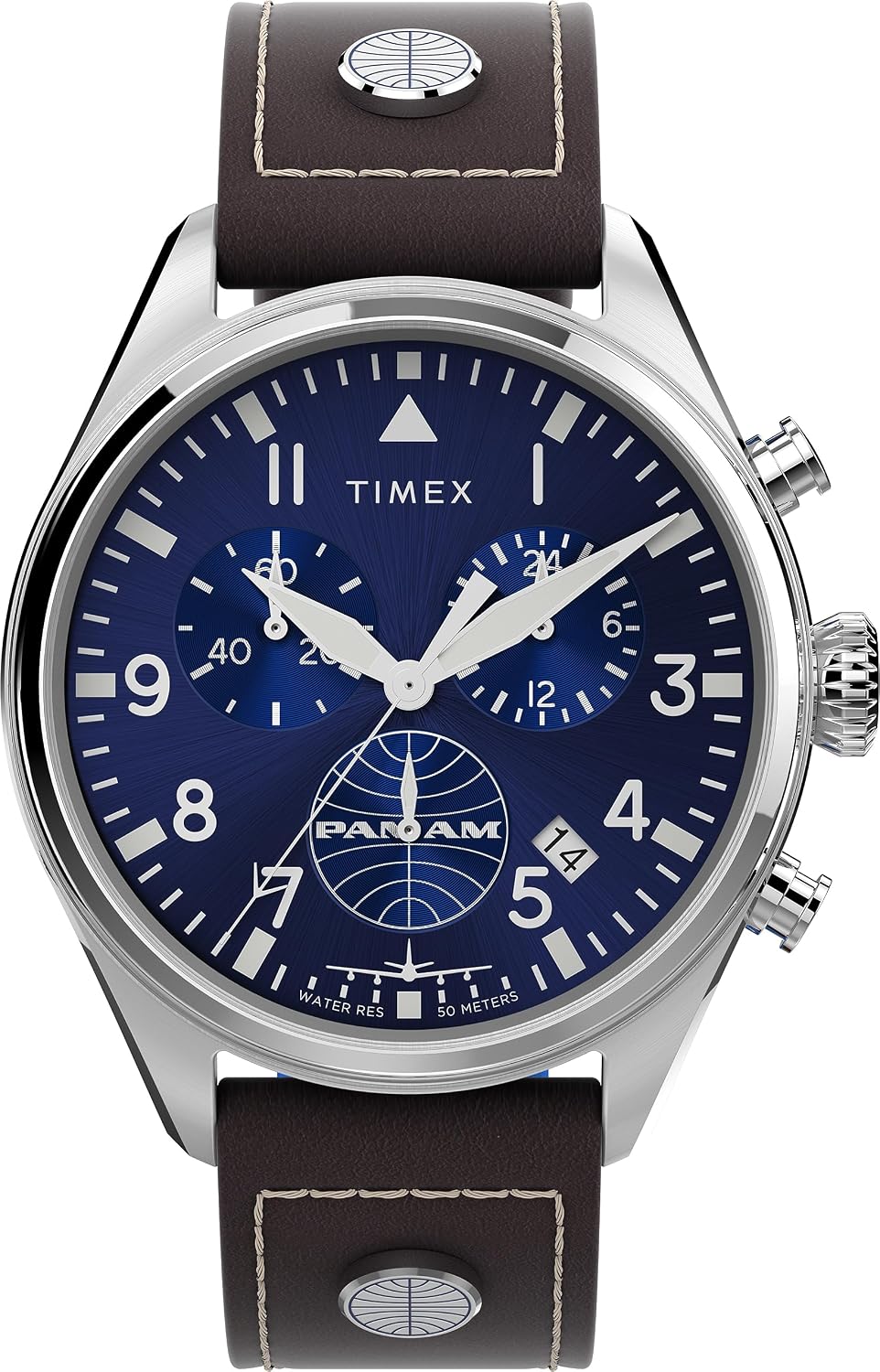 Timex Pan Am Quartz homme bracelet cuir