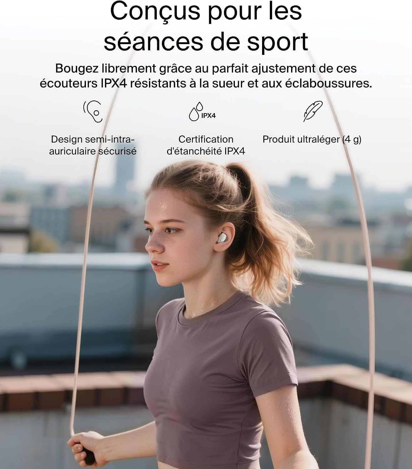 Thumbnail 4 de Belkin SoundForm Anywhere Écouteurs Bluetooth 26h