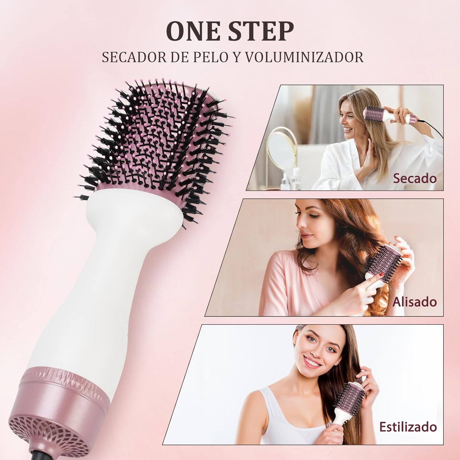 Thumbnail 6 de Sonew Cepillo Secador 2 en 1 1200W Iones Negativos 💇‍♀