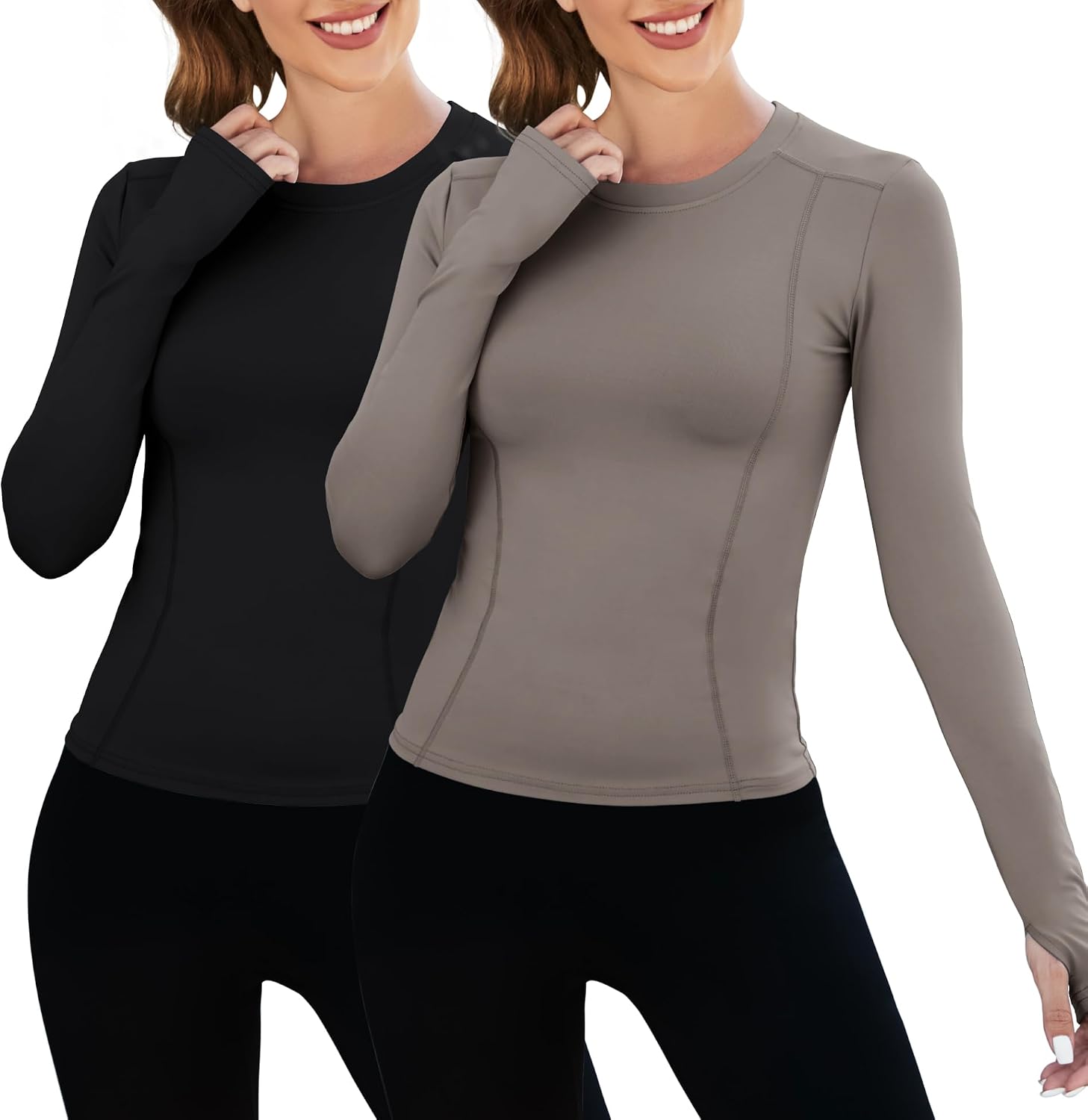 Thumbnail 4 de Loovoo Women Workout Shirt 3-Pack Dry Fit Tee