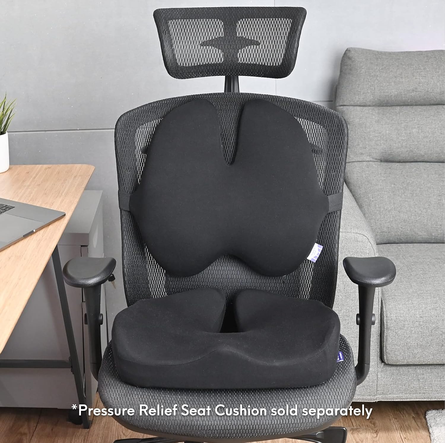 Thumbnail 6 de C CUSHION LAB Extra Dense Lumbar Pillow: Patent Multi-Region Back Support for Lower Back Pain Relief