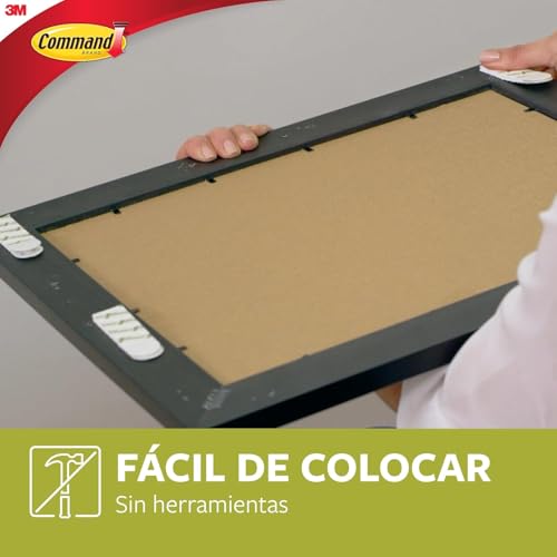 Thumbnail 2 de Command Tiras Adhesivas para Colgar Cuadros — 10 pares pequeños y 8 pares medianos (blancas) para marcos, espejos y adornos