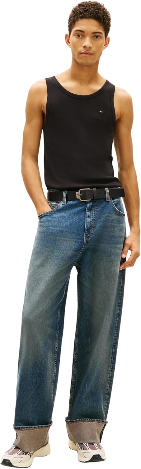 Thumbnail 3 de Tommy Jeans Tjm Xslim 2pck Rib Tank Ext Dm0dm20769 – Magliette da Uomo (Pacco da 1)