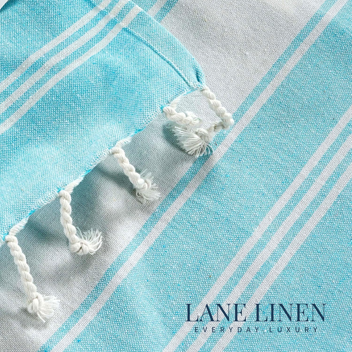 Detalle 2 de LANE LINEN Beach Towel 39"x71" Oversized 2 Pack