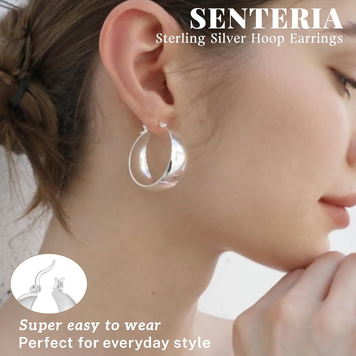 Thumbnail 1 de Senteria Ohrringe Silber 925 Creolen 25 mm
