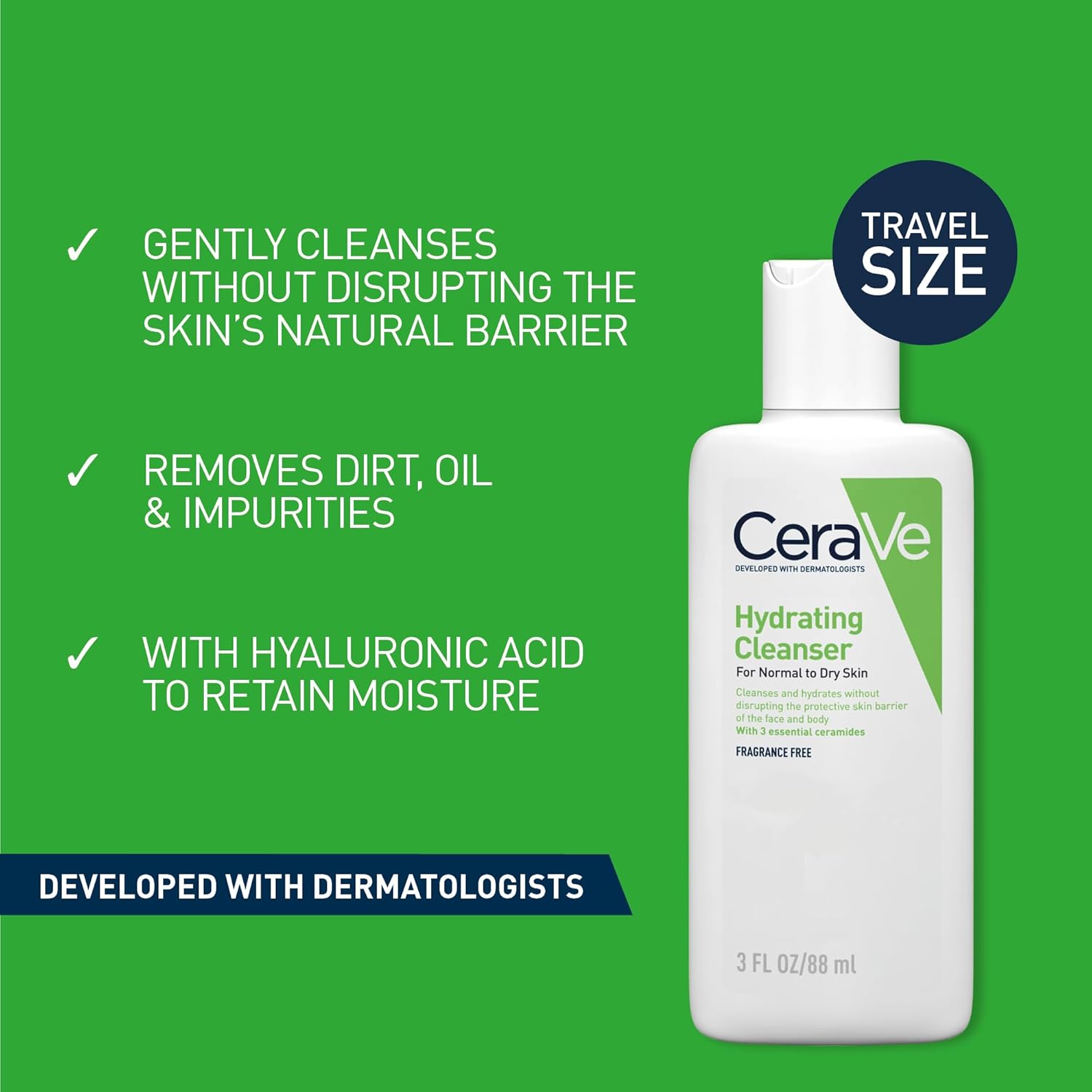 Thumbnail 4 de CeraVe Travel Bundle Moisturising Cream and Cleanser