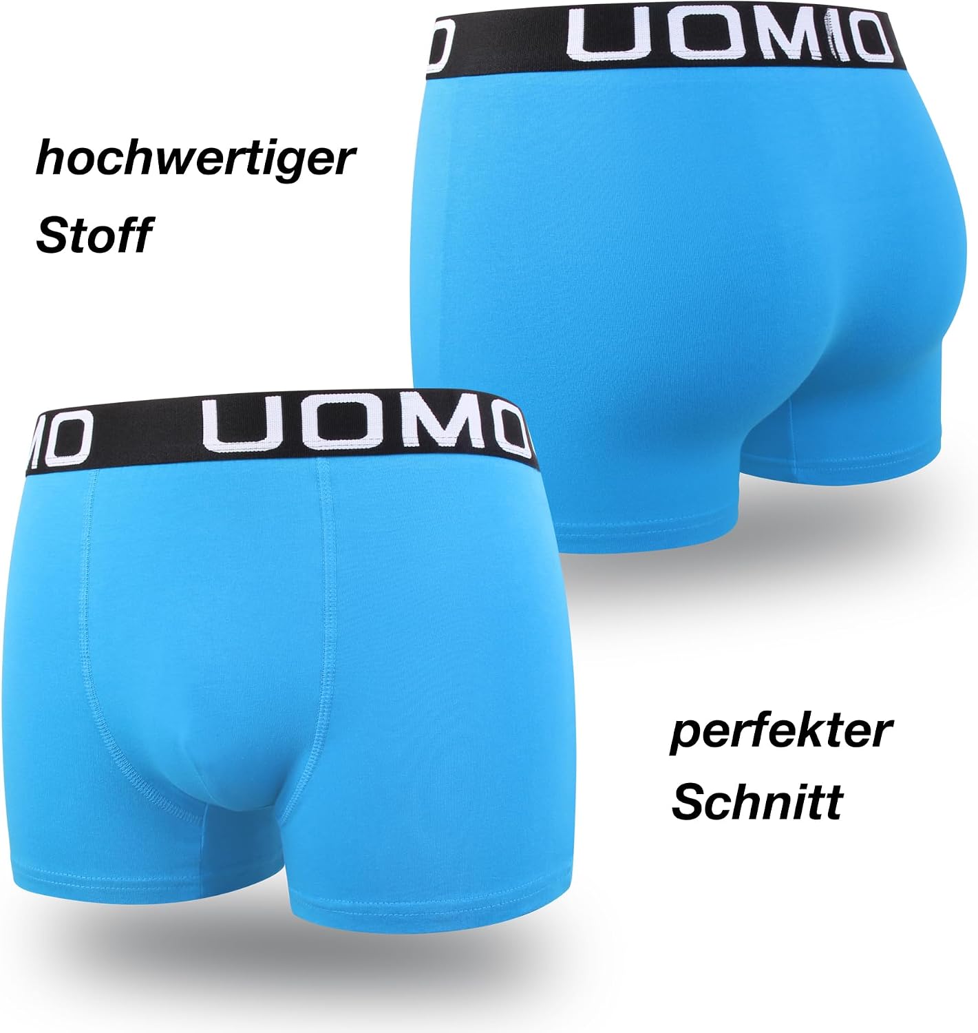 Detalle de L&K Boxershorts Herren Retroshorts im 5er/10er Pack aus Baumwolle mit Elasthan