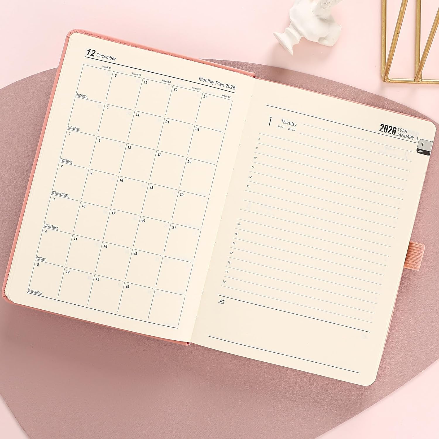 Thumbnail 4 de Agenda giornaliera 2026 A5, diario giorno per pagina 📔