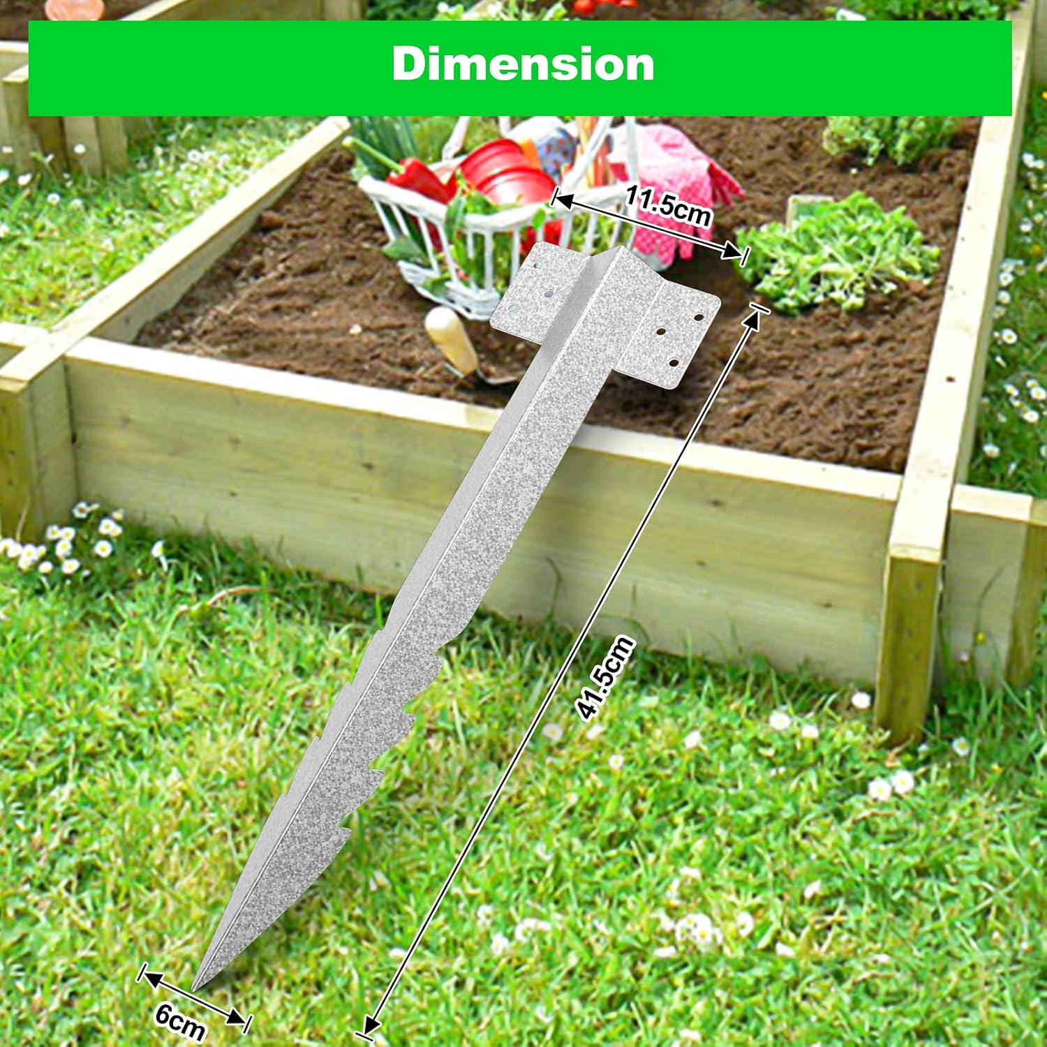 Thumbnail 2 de Dijia railway sleeper brackets 20 pack
