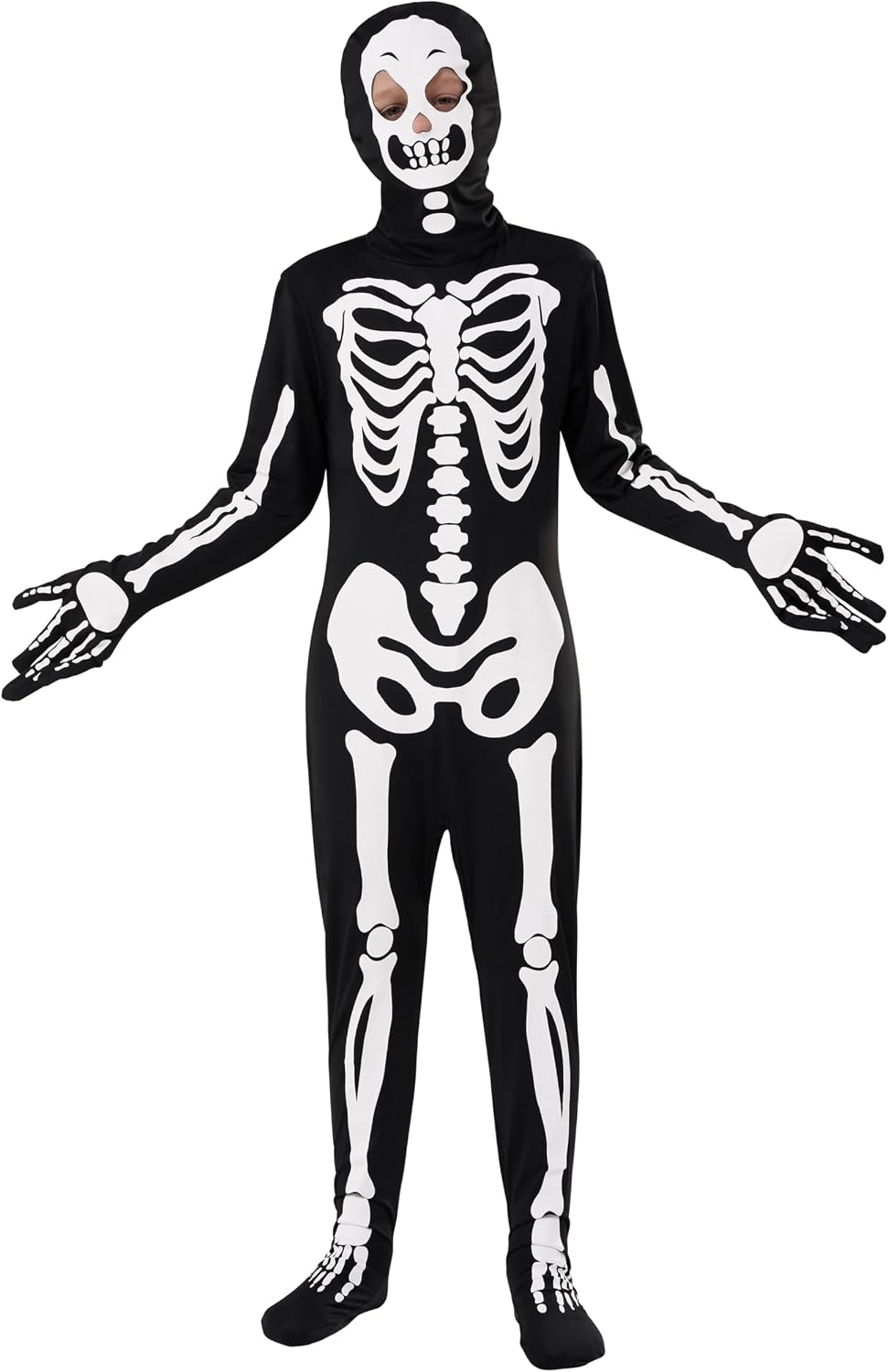 Detalle 2 de Spooktacular Creations Kids' Skeleton Costume, Polyester