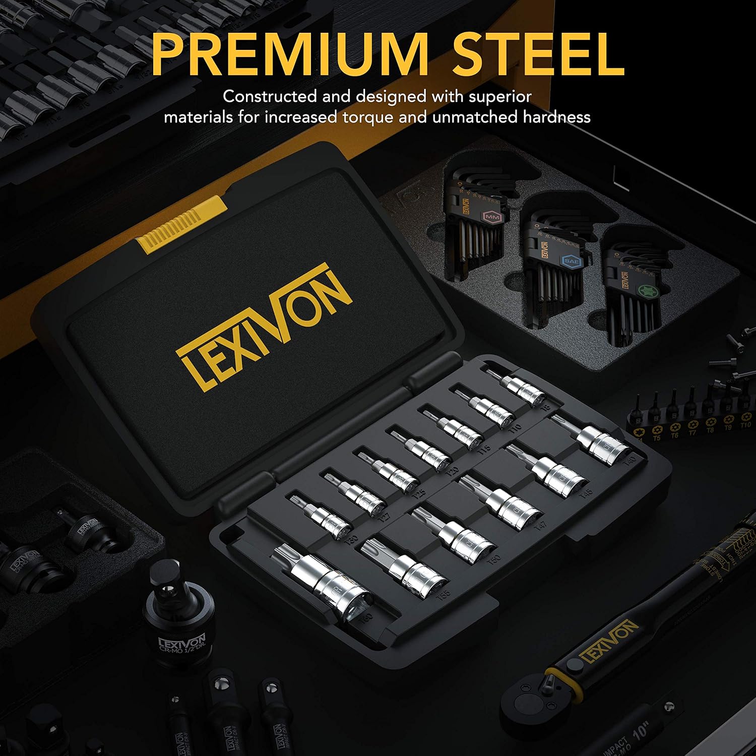 Detalle 2 de LEXIVON LX-143 13-piece Torx bit socket set