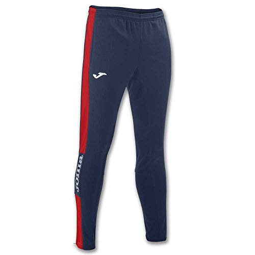 Detalle de Joma Championship IV pantalones de entrenamiento para hombre (marino/rojo) XXS