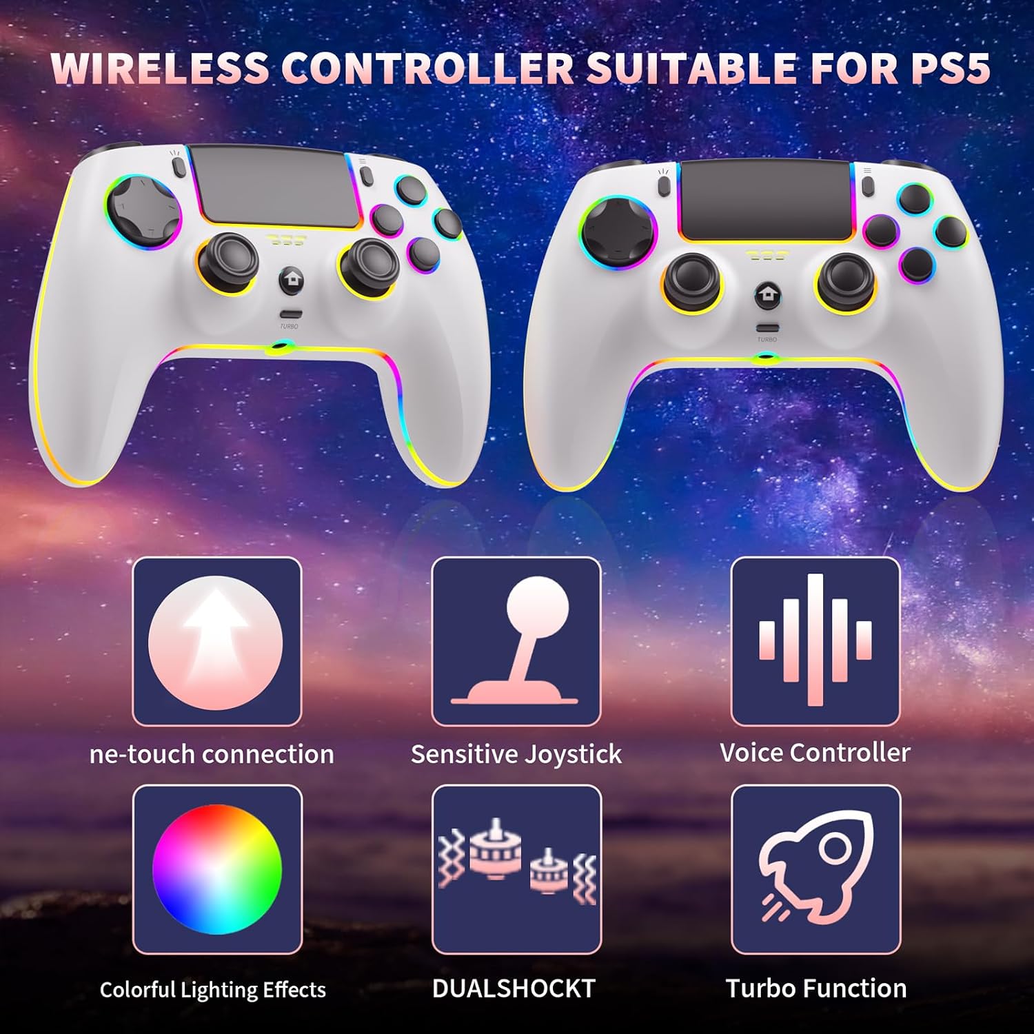 Detalle de SZDILONG RGB Wireless Controller 7 Colors