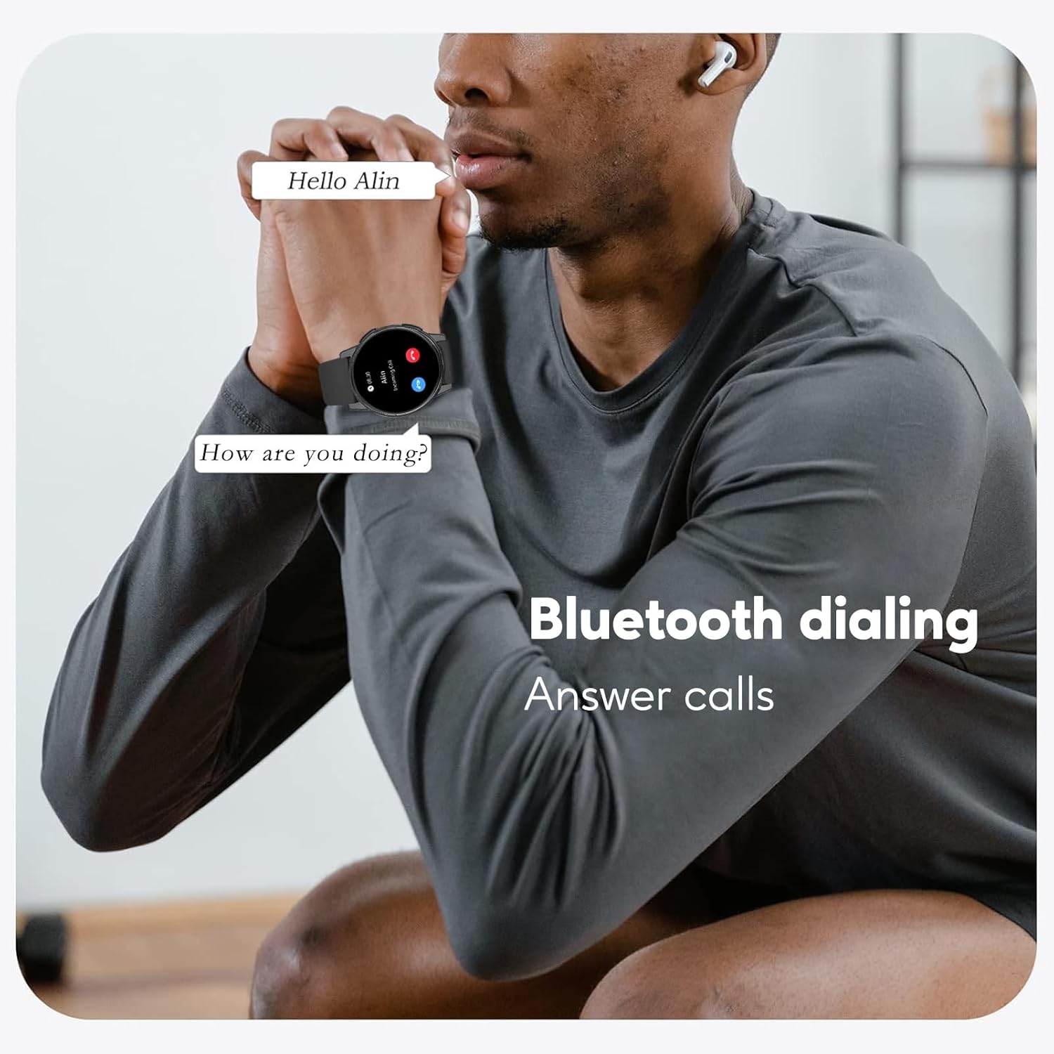 Detalle de Smart Watch Answer/Make Call: 1.38" Health-Focused Wearable for All