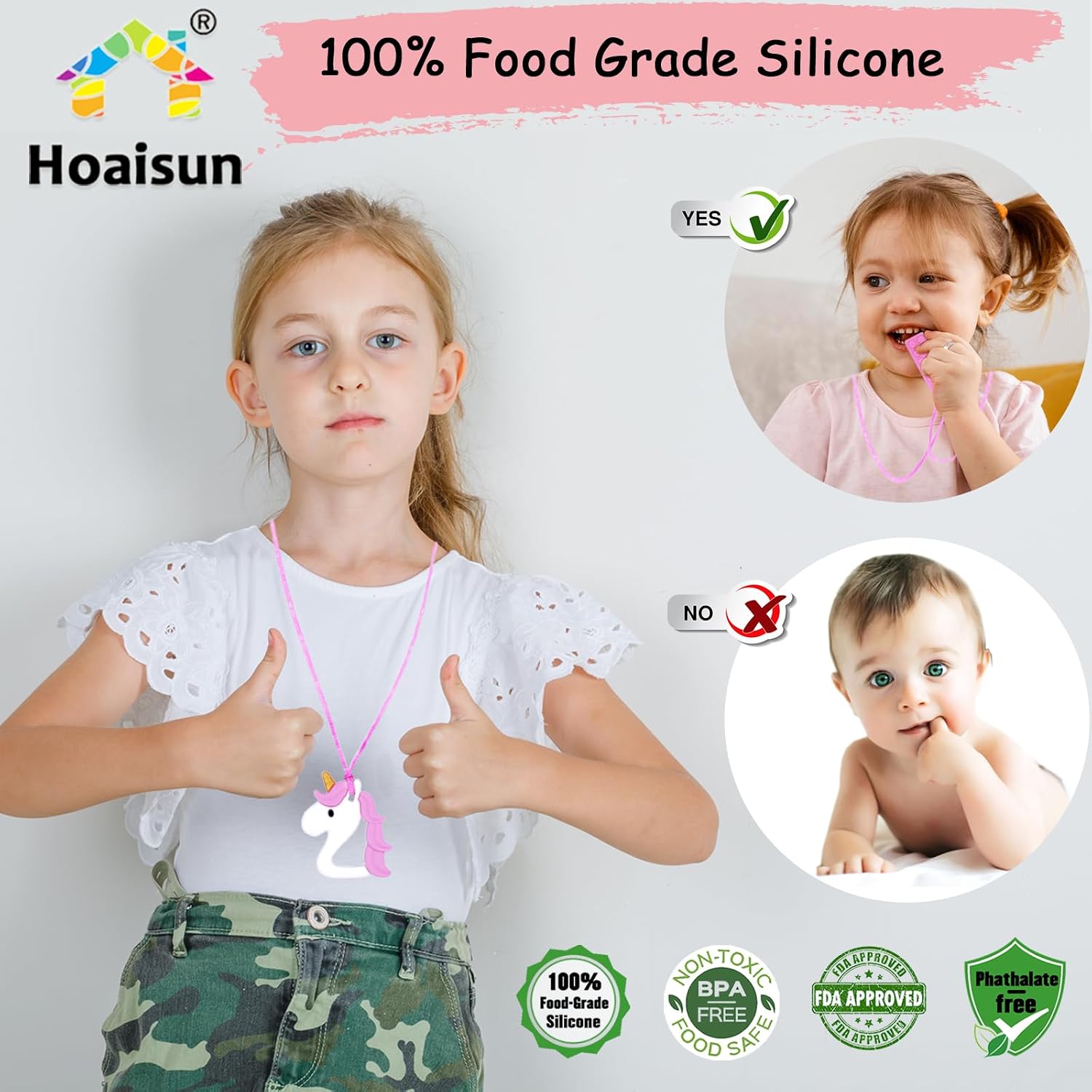 Thumbnail 1 de 6 Pack Sensory Chew Necklaces for Autism and Special Needs – UK Edition