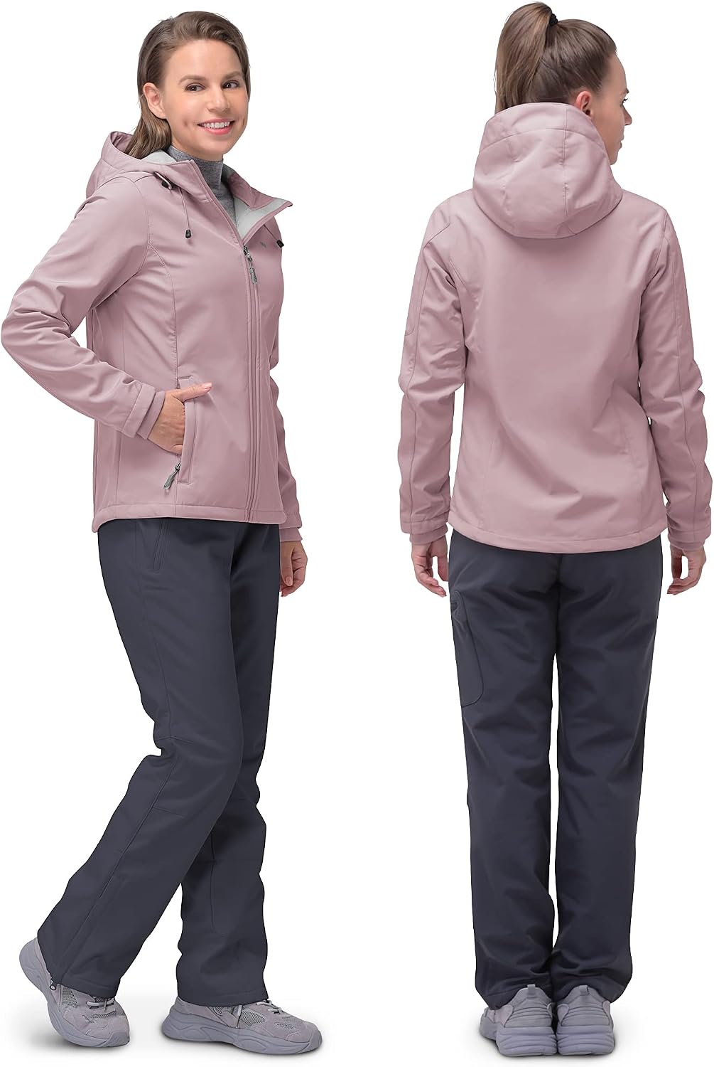 Thumbnail 1 de Softshelljacke Damen mit Kapuze 8000 mm
