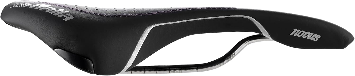 Detalle de Selle Selle Italia Novus Super Flow Endurance TI316 – gain de confort et performance sur route